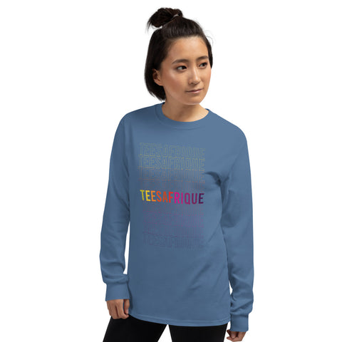 Teesafrique Rainbow Graphic Print Women’s Long Sleeve Tee