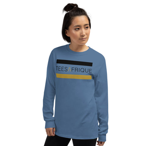 Teesafrique Classic Band Script Print Women’s Long Sleeve Tee