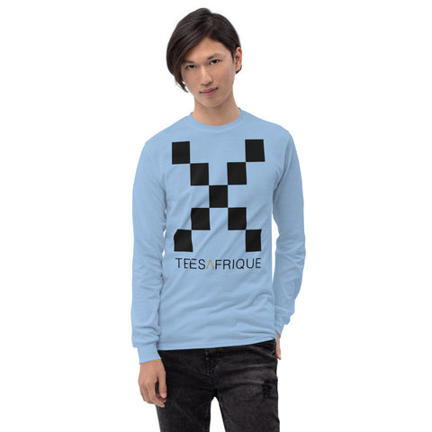 Teesafrique Classic Large Logo Print Men’s Long Sleeve Tee