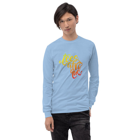 Teesafrique Graphic Print Men’s Long Sleeve Tee