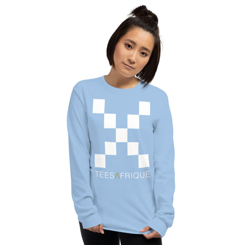 Teesafrique Classic Large Logo Print Women's Long Sleeve Tee