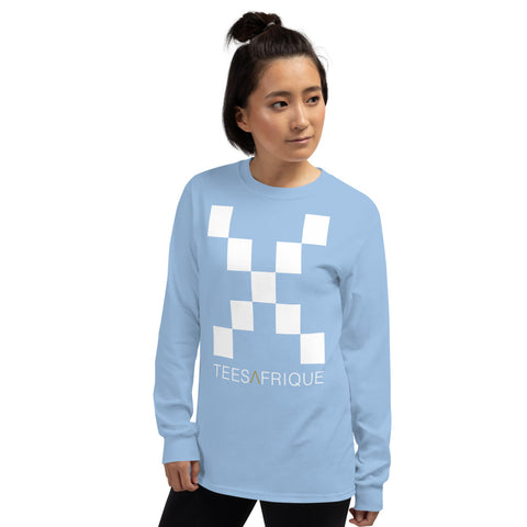 Teesafrique Classic Large Logo Print Women's Long Sleeve Tee