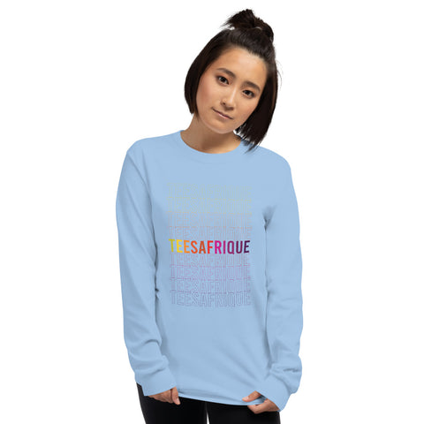 Teesafrique Rainbow Graphic Print Women’s Long Sleeve Tee