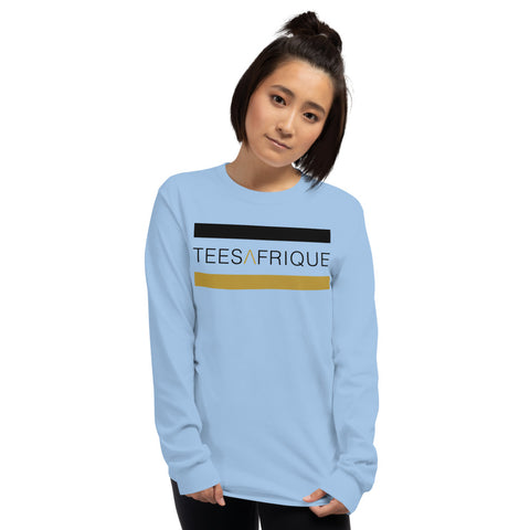 Teesafrique Classic Band Script Print Women’s Long Sleeve Tee