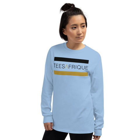 Teesafrique Classic Band Script Print Women’s Long Sleeve Tee