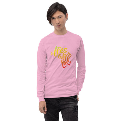 Teesafrique Graphic Print Men’s Long Sleeve Tee