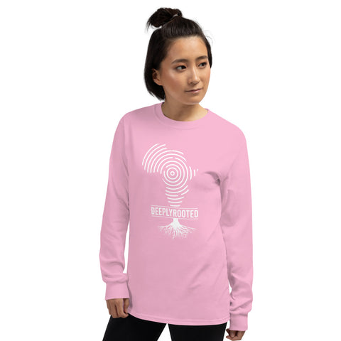 Teesafrique Deeply Rooted Print Women’s Long Sleeve Tee