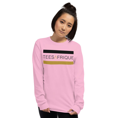 Teesafrique Classic Band Script Print Women’s Long Sleeve Tee