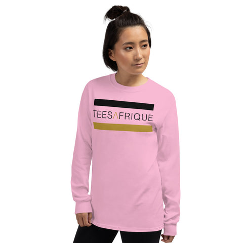 Teesafrique Classic Band Script Print Women’s Long Sleeve Tee