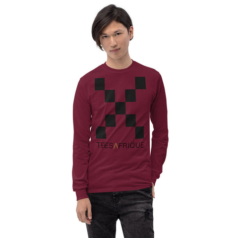 Teesafrique Classic Large Logo Print Men’s Long Sleeve Tee