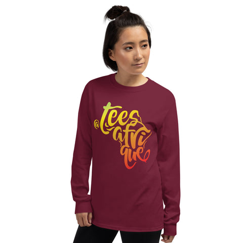 Teesafrique Graphic Print Women’s Long Sleeve Tee
