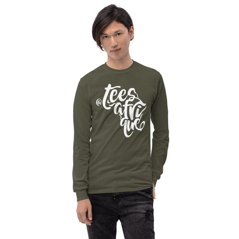 Teesafrique Graphic Print Men’s Long Sleeve Tee