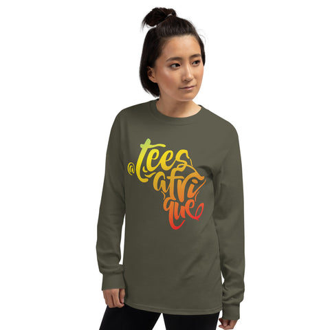 Teesafrique Graphic Print Women’s Long Sleeve Tee