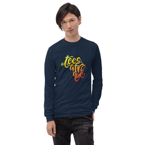 Teesafrique Graphic Print Men’s Long Sleeve Tee