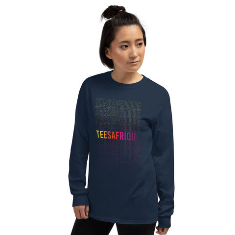 Teesafrique Rainbow Graphic Print Women’s Long Sleeve Tee