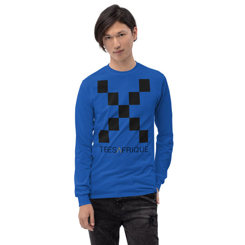 Teesafrique Classic Large Logo Print Men’s Long Sleeve Tee