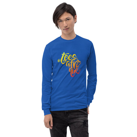 Teesafrique Graphic Print Men’s Long Sleeve Tee