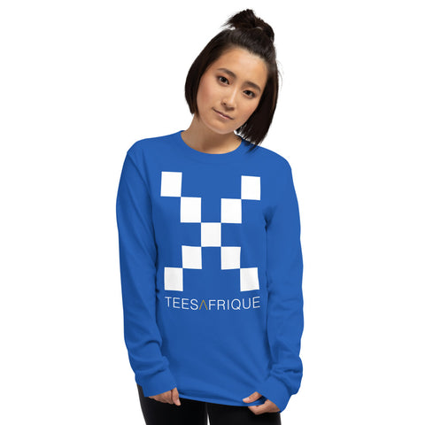 Teesafrique Classic Large Logo Print Women's Long Sleeve Tee