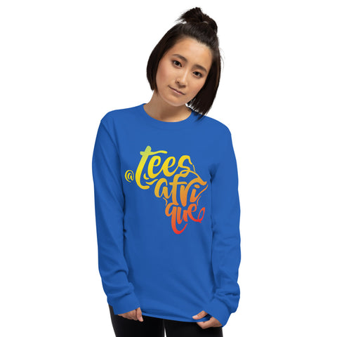 Teesafrique Graphic Print Women’s Long Sleeve Tee