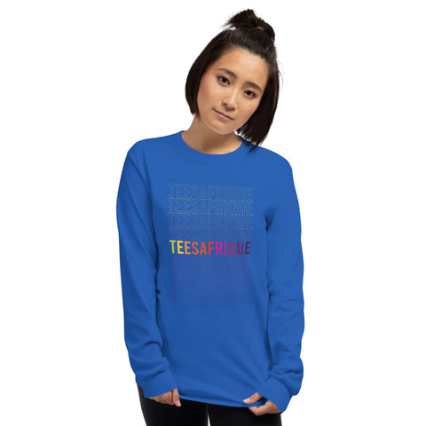 Teesafrique Rainbow Graphic Print Women’s Long Sleeve Tee