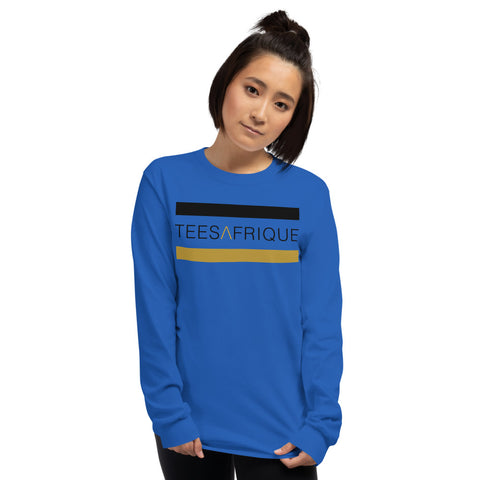 Teesafrique Classic Band Script Print Women’s Long Sleeve Tee