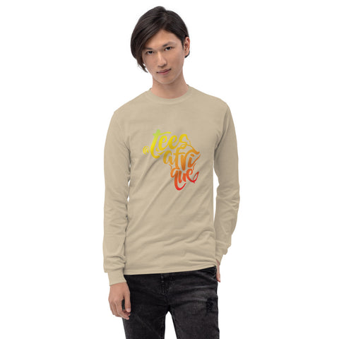 Teesafrique Graphic Print Men’s Long Sleeve Tee