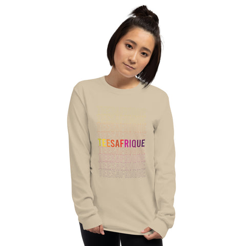 Teesafrique Rainbow Graphic Print Women’s Long Sleeve Tee