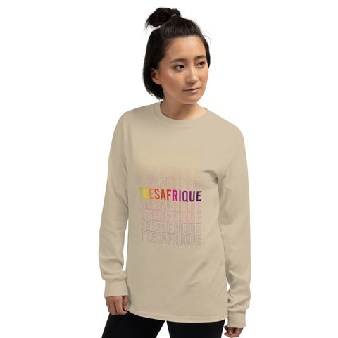 Teesafrique Rainbow Graphic Print Women’s Long Sleeve Tee