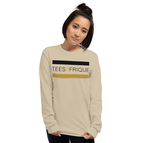 Teesafrique Classic Band Script Print Women’s Long Sleeve Tee
