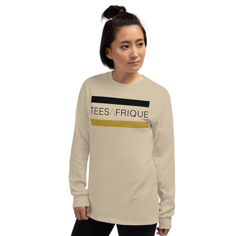 Teesafrique Classic Band Script Print Women’s Long Sleeve Tee