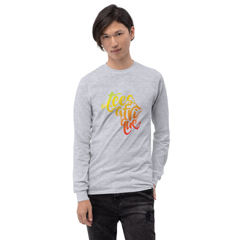 Teesafrique Graphic Print Men’s Long Sleeve Tee