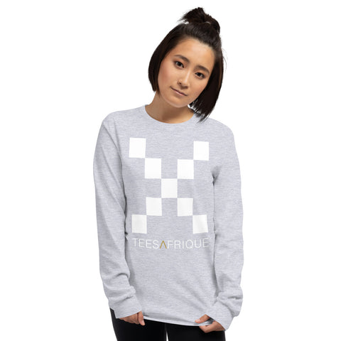 Teesafrique Classic Large Logo Print Women's Long Sleeve Tee