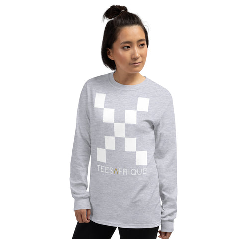 Teesafrique Classic Large Logo Print Women's Long Sleeve Tee
