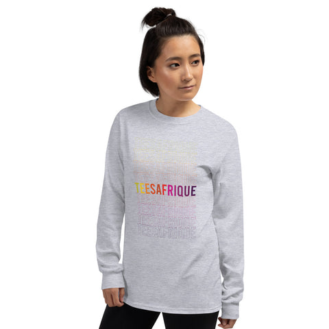 Teesafrique Rainbow Graphic Print Women’s Long Sleeve Tee