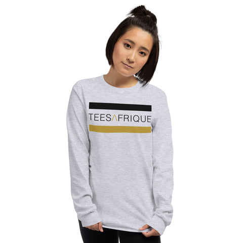 Teesafrique Classic Band Script Print Women’s Long Sleeve Tee