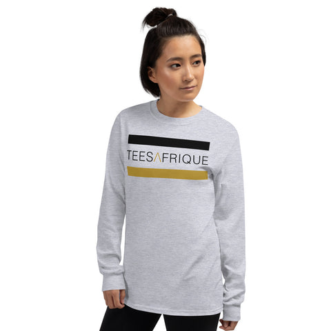 Teesafrique Classic Band Script Print Women’s Long Sleeve Tee