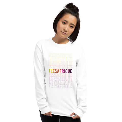 Teesafrique Rainbow Graphic Print Women’s Long Sleeve Tee
