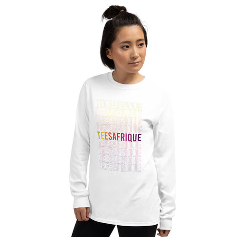 Teesafrique Rainbow Graphic Print Women’s Long Sleeve Tee