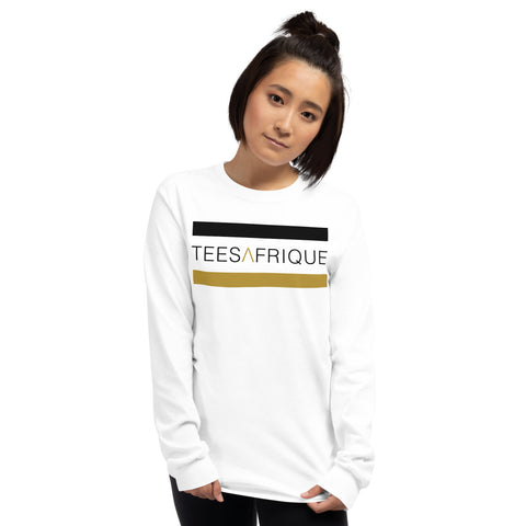 Teesafrique Classic Band Script Print Women’s Long Sleeve Tee