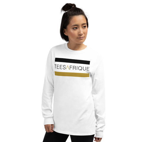 Teesafrique Classic Band Script Print Women’s Long Sleeve Tee