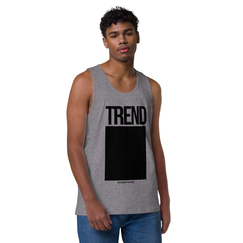 Teesafrique Sustainable Trend Outside the box Statement Men’s premium tank top