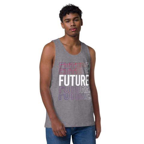 Teesafrique Sustainable Future bLK Men’s premium tank top