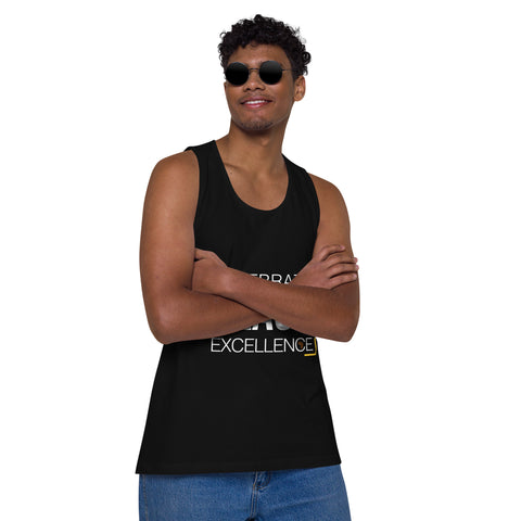 Teesafrique Sustainable Celebrate Black Excellence Statement piece bL Men’s premium tank top