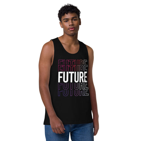 Teesafrique Sustainable Future bLK Men’s premium tank top