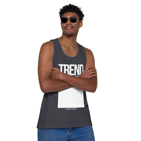 Teesafrique Sustainable Trend Outside the box Statement Men’s premium tank top