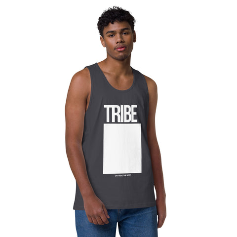 Teesafrique Sustainable Tribe Outside the box Statement Men’s premium tank top