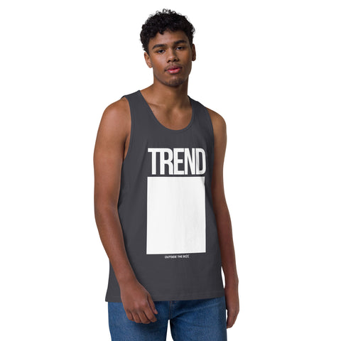 Teesafrique Sustainable Trend Outside the box Statement Men’s premium tank top