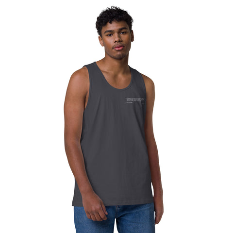 Teesafrique Sustainable Statement piece bLK Men’s premium tank top