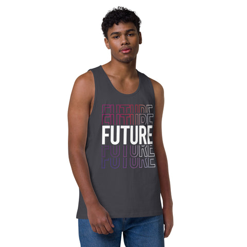 Teesafrique Sustainable Future bLK Men’s premium tank top
