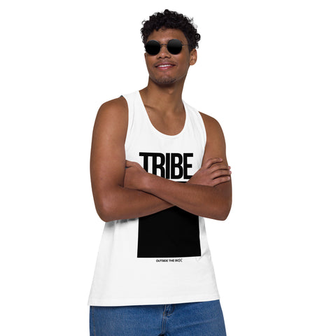 Teesafrique Sustainable Tribe Outside the box Statement Men’s premium tank top